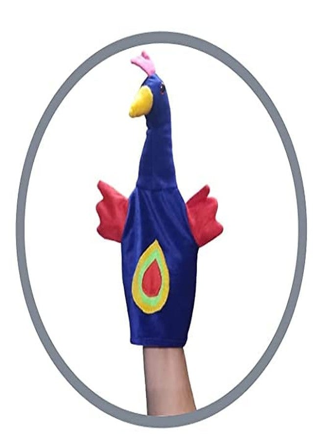 VARUSH Wild Animals & Birds Storytelling Hand Puppets/Hand Puppets for Kid's Learning Playing (Peacock) - Image 4